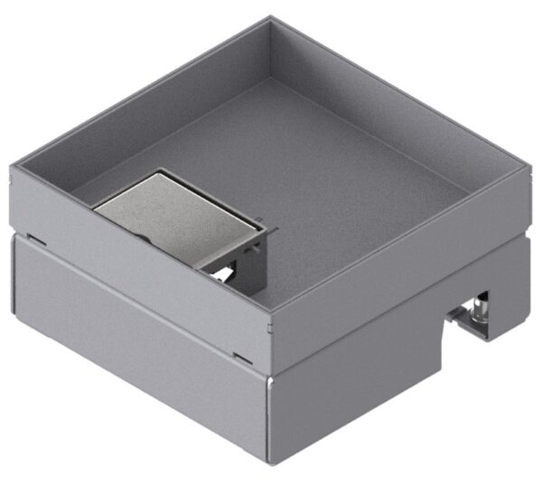 Produktbild UBD 167 301  -  Unterflur-Bodendose UBD 160 small inkl. Deckel mit Kante, geschlossen, 30mm Vertiefung und 1 Schnurauslass